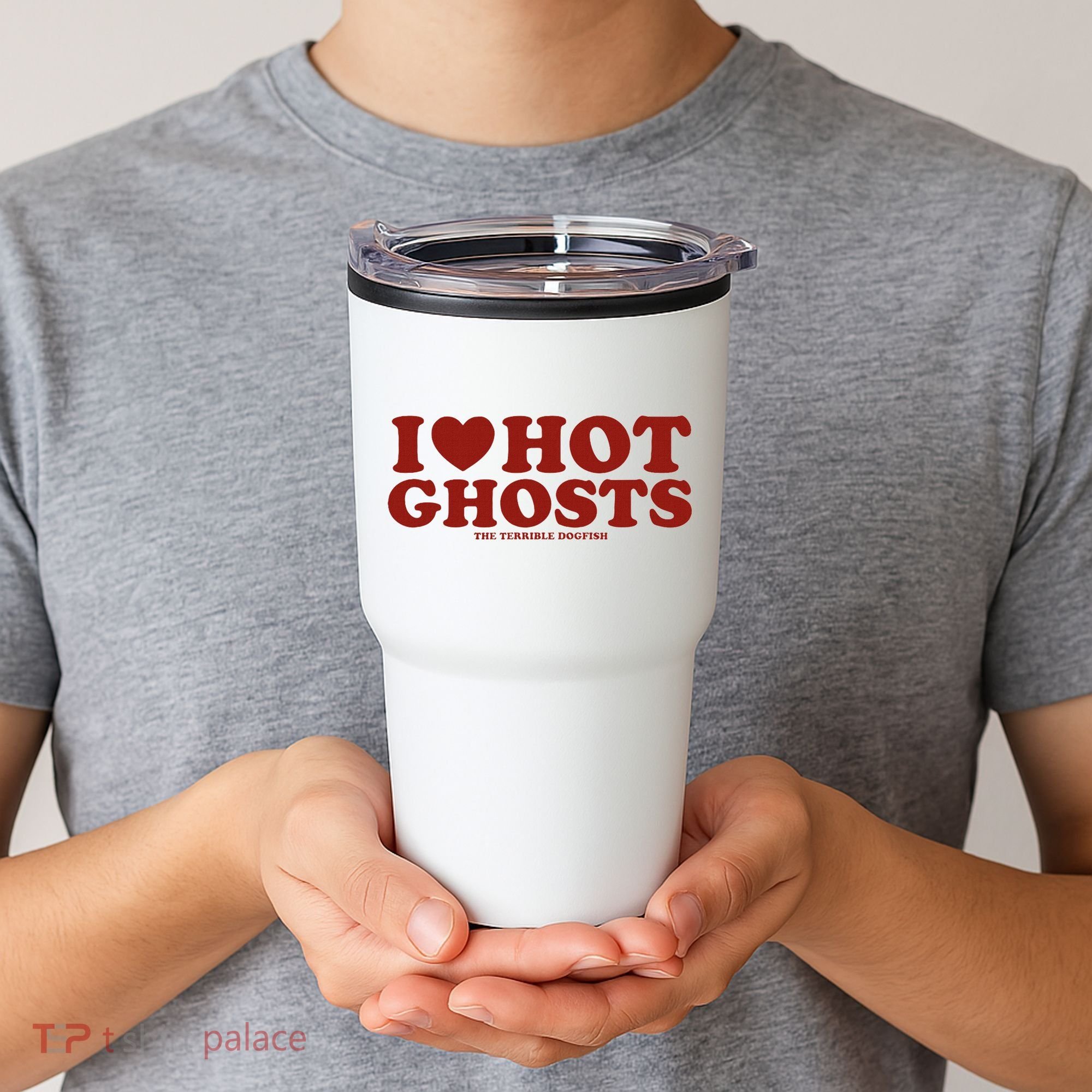 I Heart Hot Ghosts Tumbler