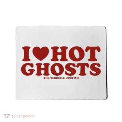 I Heart Hot Ghosts Mousepad
