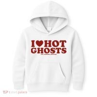 I Heart Hot Ghosts Kids Hoodie thumb 0