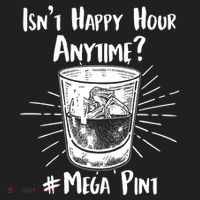 Isn't Happy Hour Anytime? #Mega Pint Women's Sweatshirt thumb 2