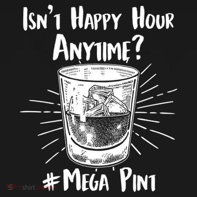Isn't Happy Hour Anytime? #Mega Pint Hooded Wearable Blanket
