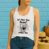 Isn't Happy Hour Anytime? #Mega Pint Women's Tank Top thumb 2