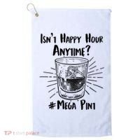Isn't Happy Hour Anytime? #Mega Pint Golf Towel thumb 0