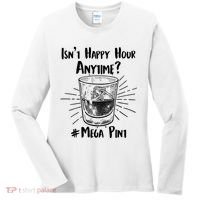 Isn't Happy Hour Anytime? #Mega Pint Women's Long Sleeve Shirt thumb 0