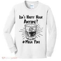 Isn't Happy Hour Anytime? #Mega Pint Kids Long Sleeve Shirt thumb 0