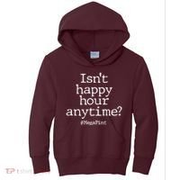 Isn't Happy Hour Anytime? #MegaPint Kids Hoodie thumb 0