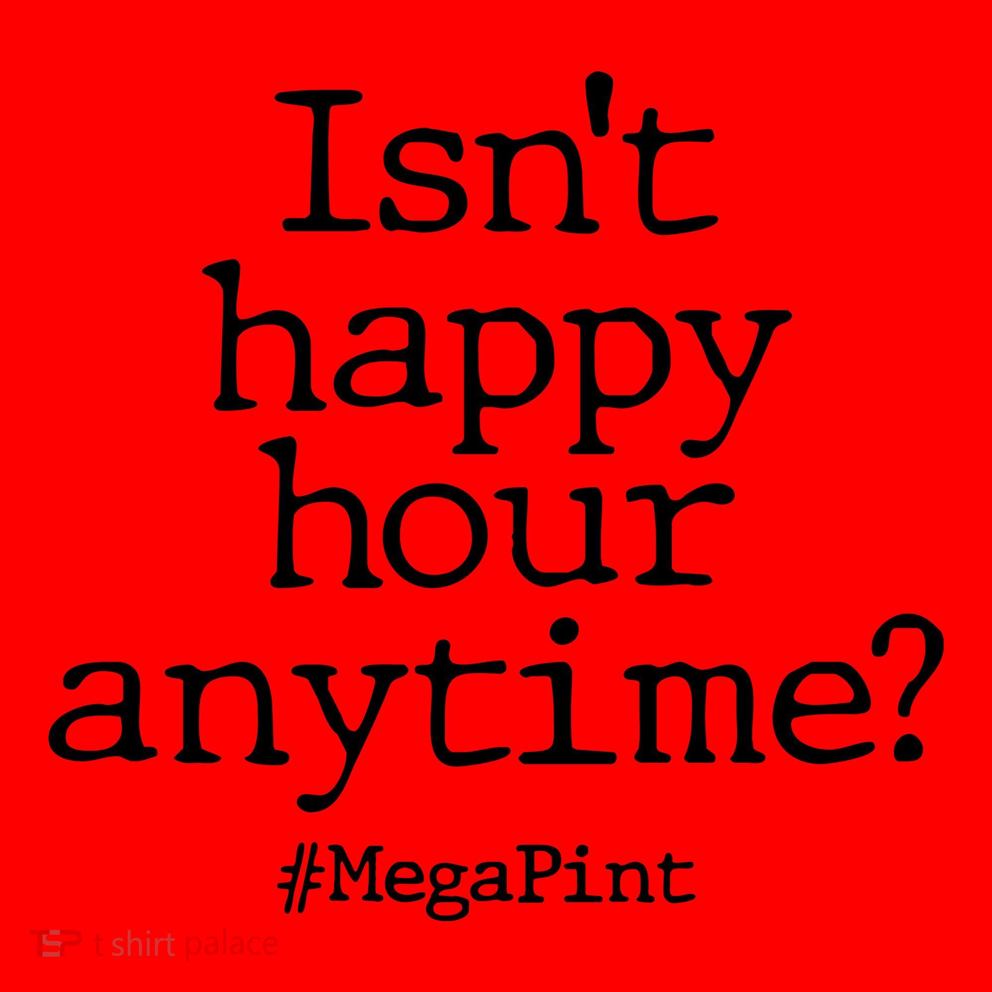 Isn't Happy Hour Anytime? #MegaPint Santa Hat