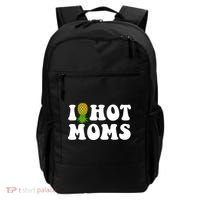 I Heart Hot Moms Meaningful Gift Upside Down Pineapple Cool Gift Backpack thumb 0