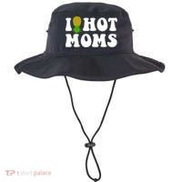 I Heart Hot Moms Meaningful Gift Upside Down Pineapple Cool Gift Bucket Hat thumb 0