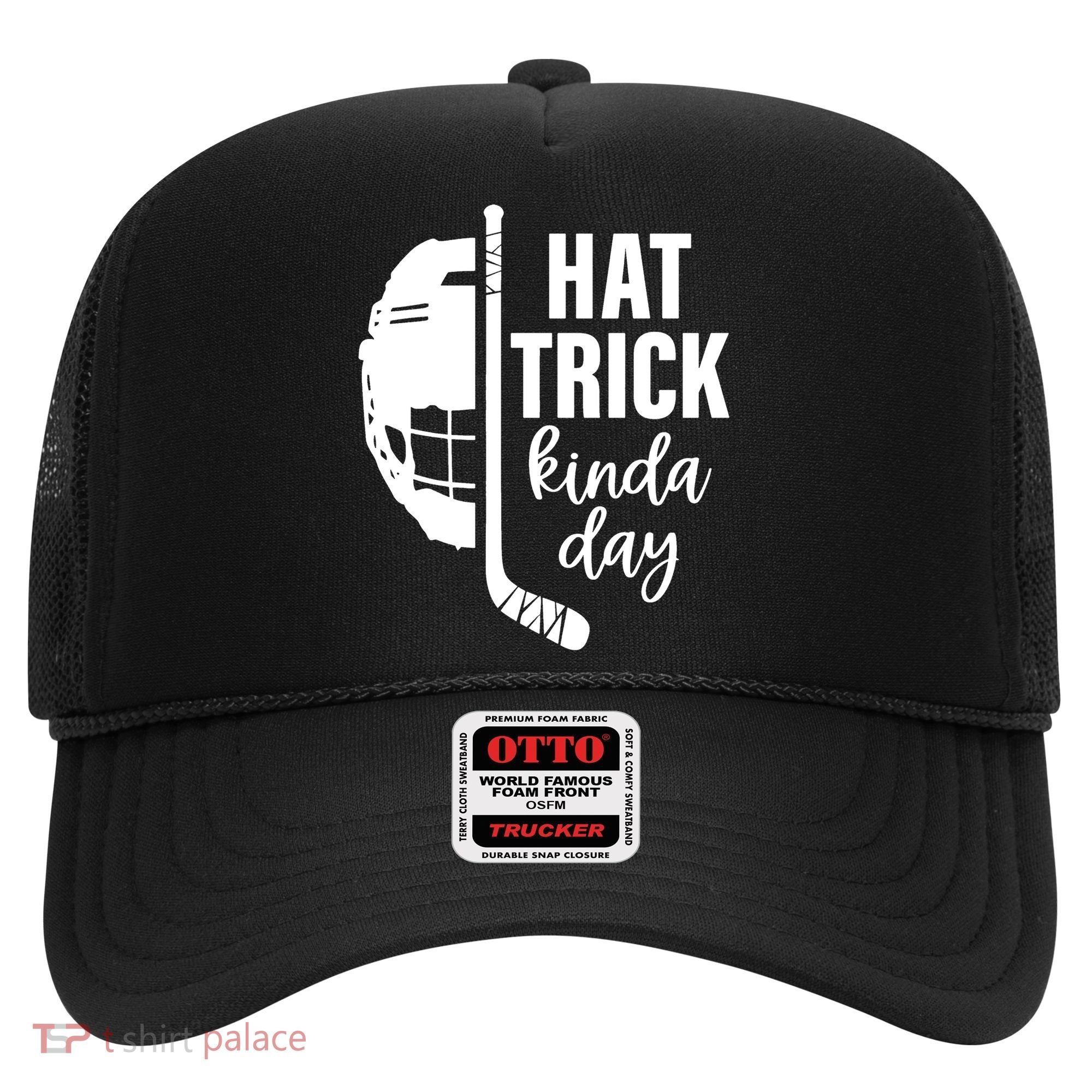 Ice Hockey Hat Trick Kinda Day Christmas Ice Hockey Player Hat