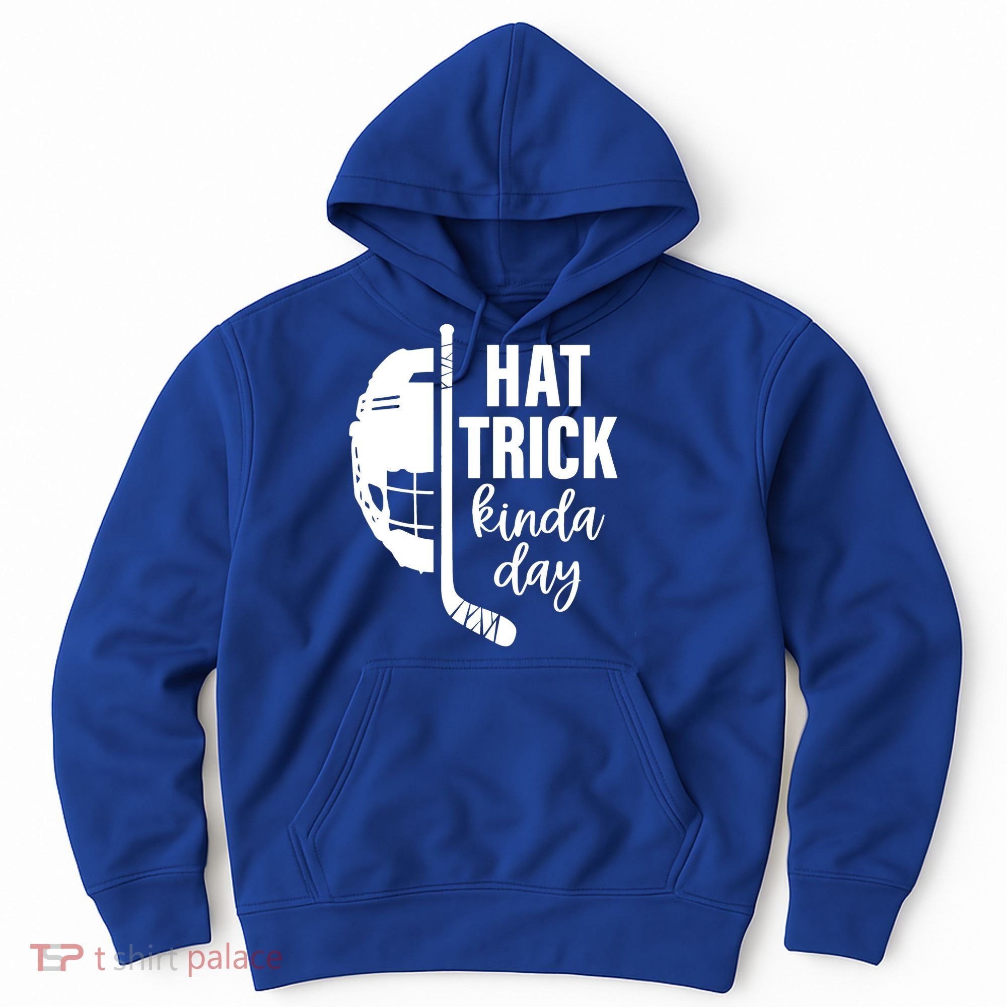 Ice Hockey Hat Trick Kinda Day Christmas Ice Hockey Player Hoodie
