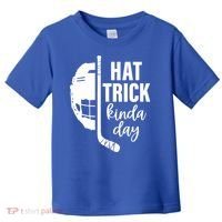 Ice Hockey Hat Trick Kinda Day Christmas Ice Hockey Player Toddler T-Shirt thumb 0