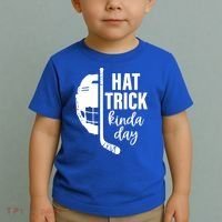 Ice Hockey Hat Trick Kinda Day Christmas Ice Hockey Player Toddler T-Shirt thumb 2