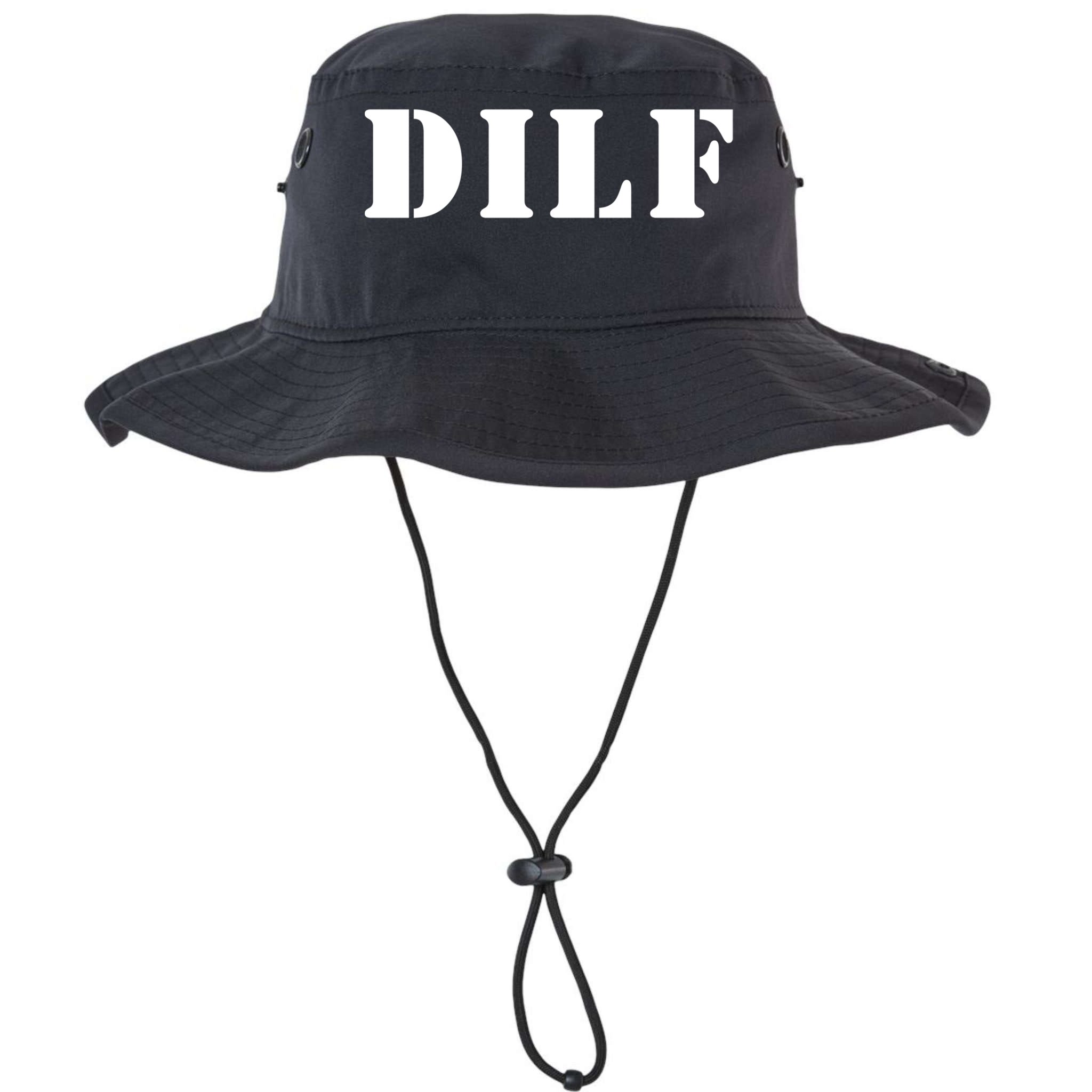 I Heart Hot Moms Designs Dilf Gift Black Small Bucket Hat