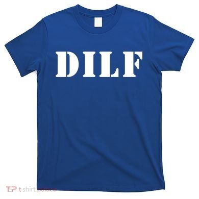 I Heart Hot Moms Designs Dilf Gift Black Small T-Shirt