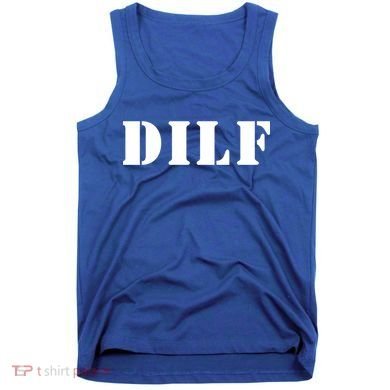 I Heart Hot Moms Designs Dilf Gift Black Small Tank Top