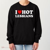 I Heart Hot Lesbians I Love Hot Lesbians Women's Sweatshirt thumb 0