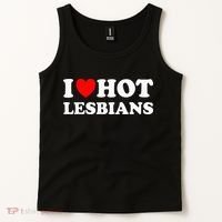 I Heart Hot Lesbians I Love Hot Lesbians Tank Top thumb 2