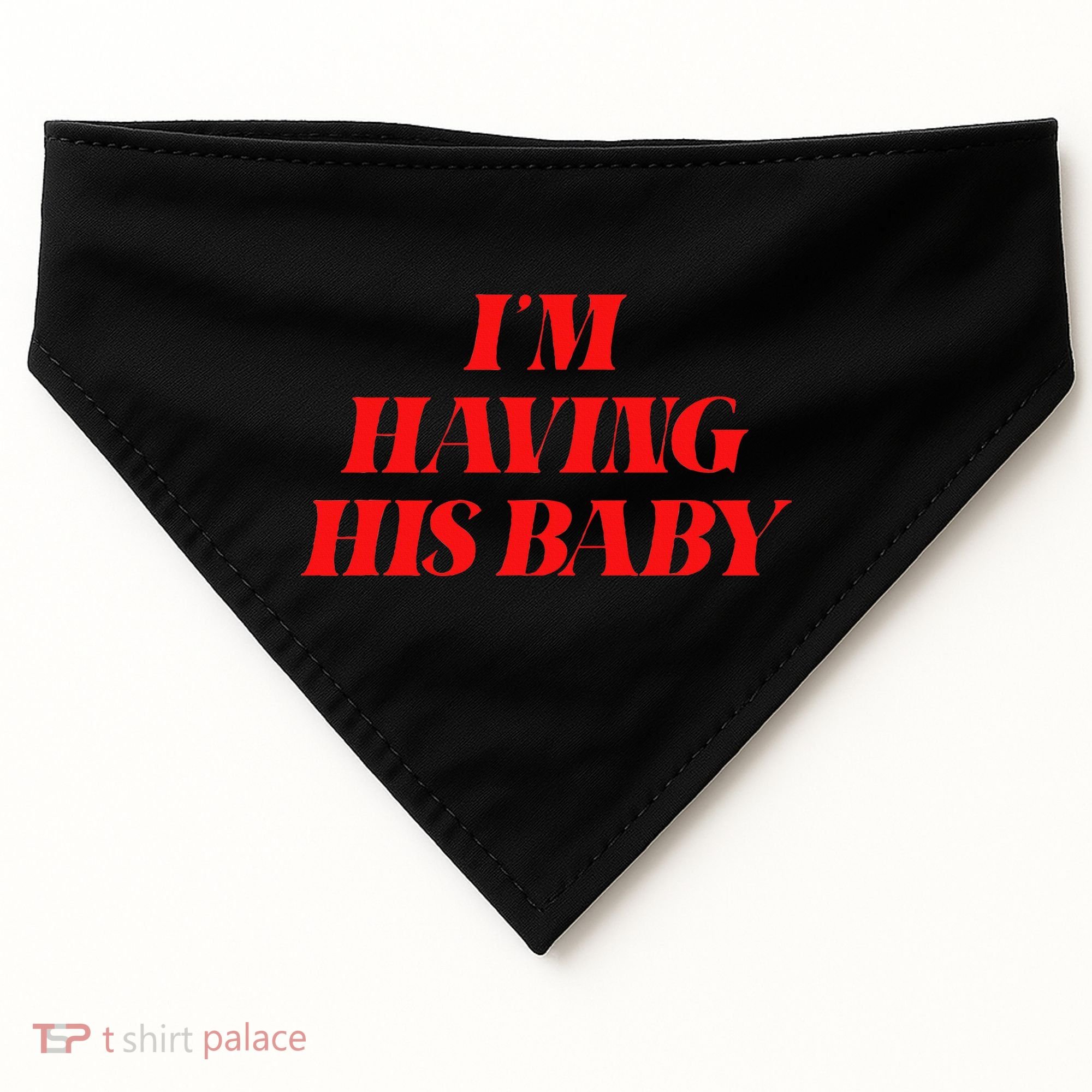 IM Having His Baby USA-Made Doggie Bandana