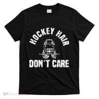 Ice Hockey Hair DonT Care Ice Hockey Player Girl T-Shirt thumb 0
