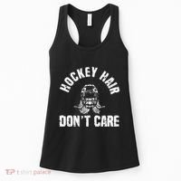 Ice Hockey Hair DonT Care Ice Hockey Player Girl Women's Tank Top thumb 0