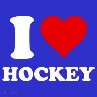 I Heart Hockey I Love Hockey Gift Sweatshirt thumb 3
