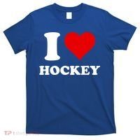 I Heart Hockey I Love Hockey Gift T-Shirt thumb 0