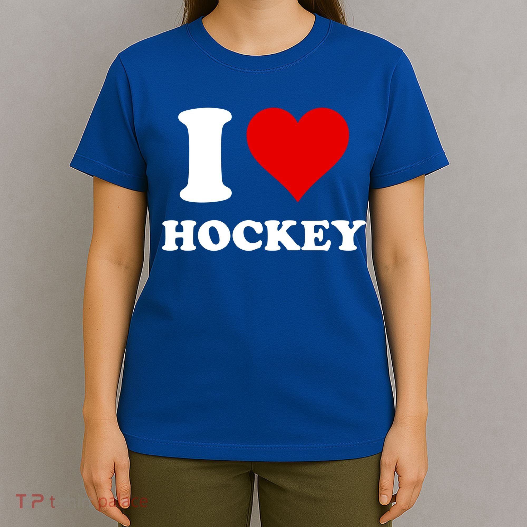 I Heart Hockey I Love Hockey Gift T-Shirt