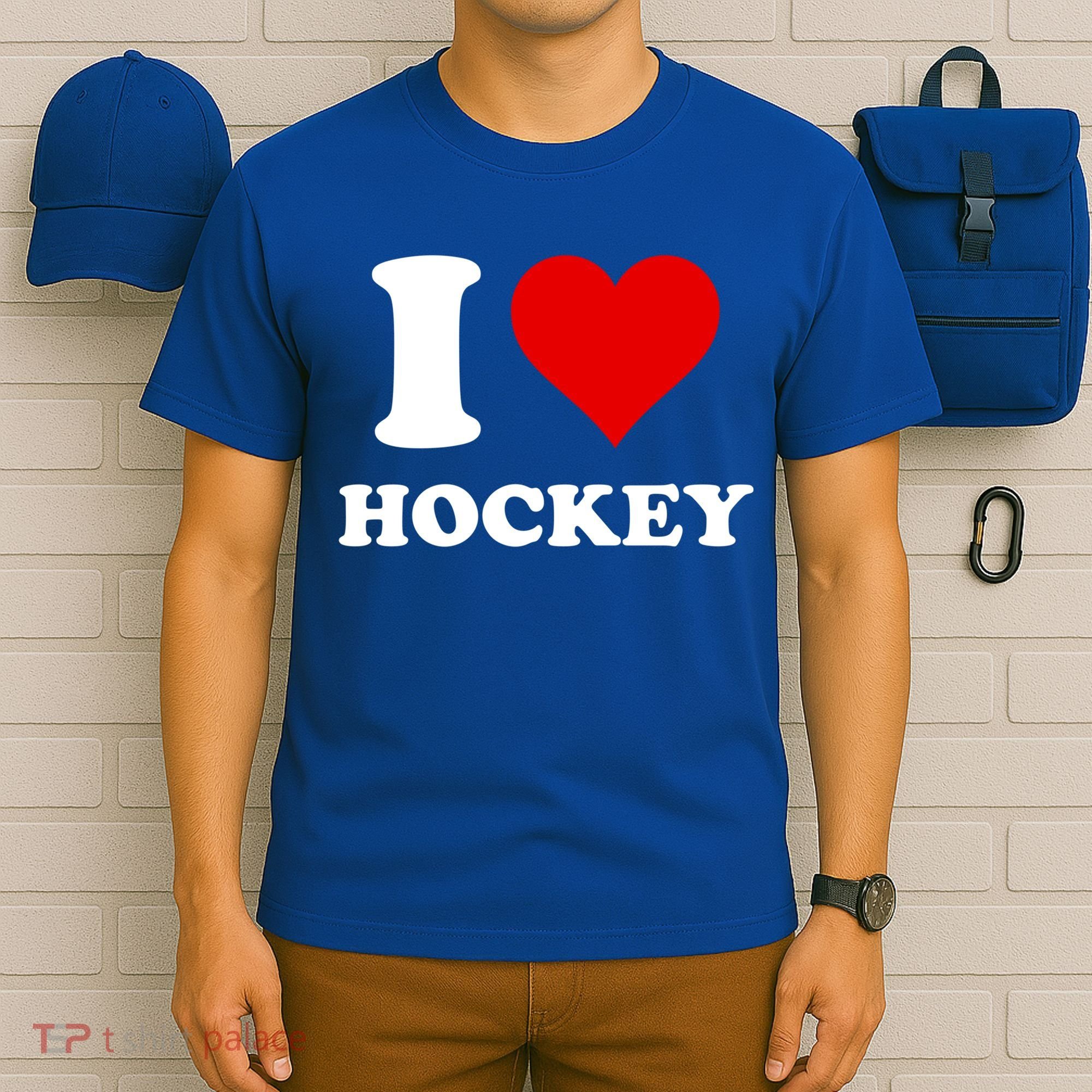 I Heart Hockey I Love Hockey Gift T-Shirt