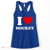 I Heart Hockey I Love Hockey Gift Women's Tank Top thumb 0