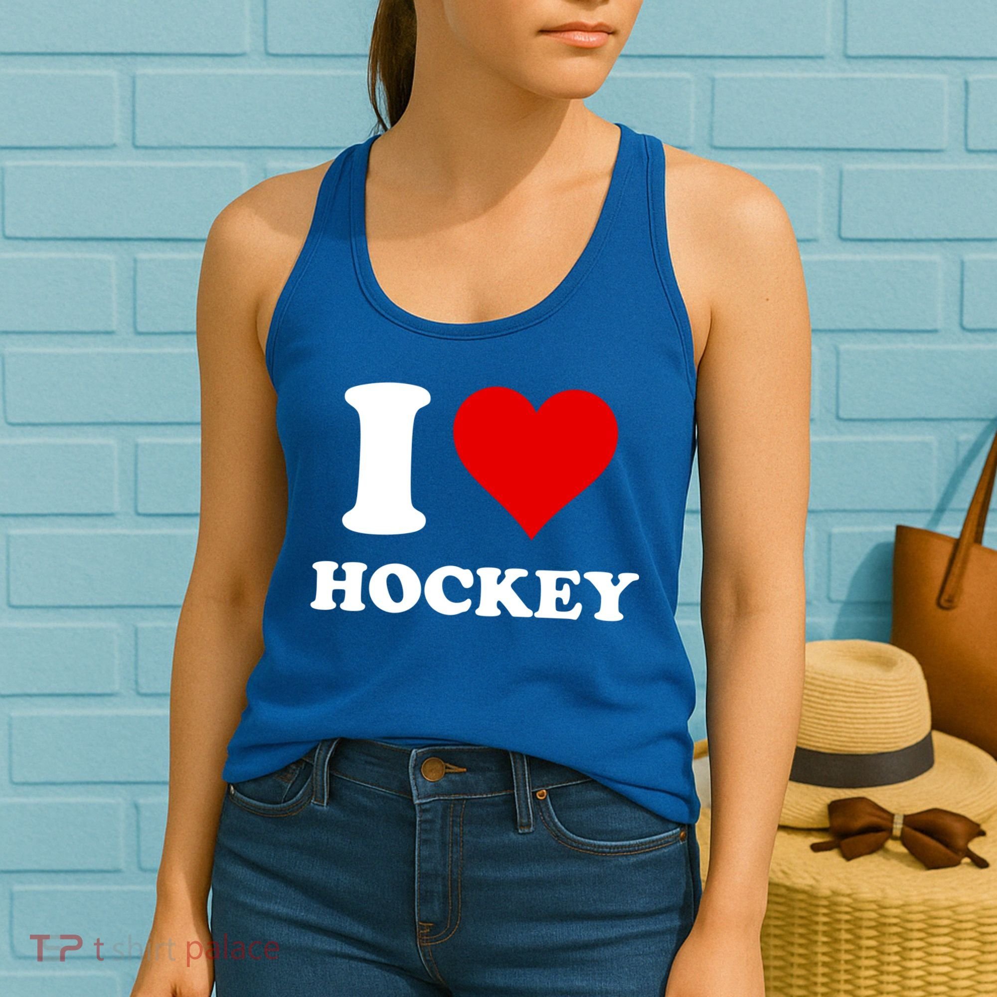 I Heart Hockey I Love Hockey Gift Women's Tank Top