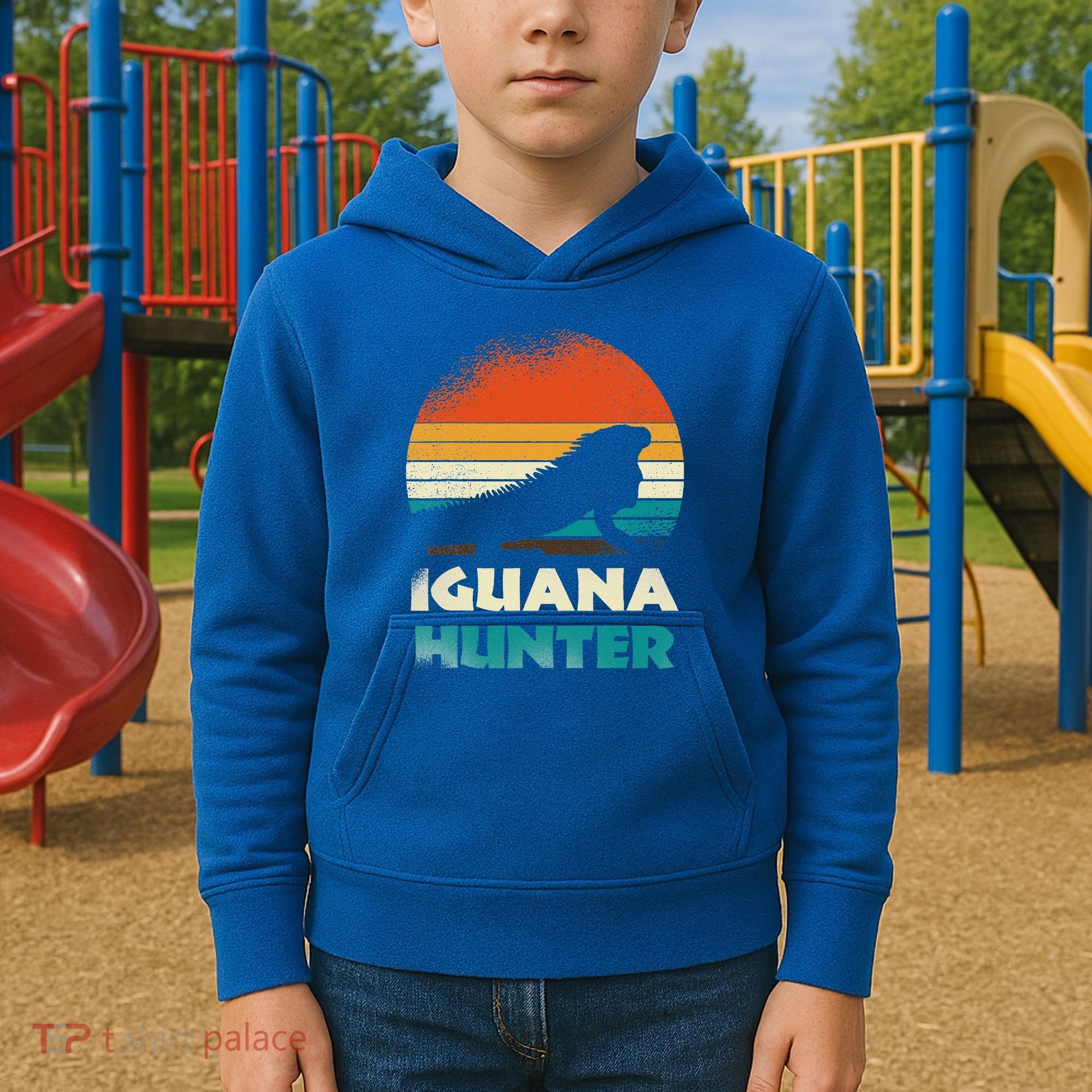 Iguana Hunter Kids Hoodie