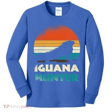 Iguana Hunter Kids Long Sleeve Shirt