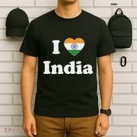 I Heart India Indian I Love India T-Shirt thumb 6