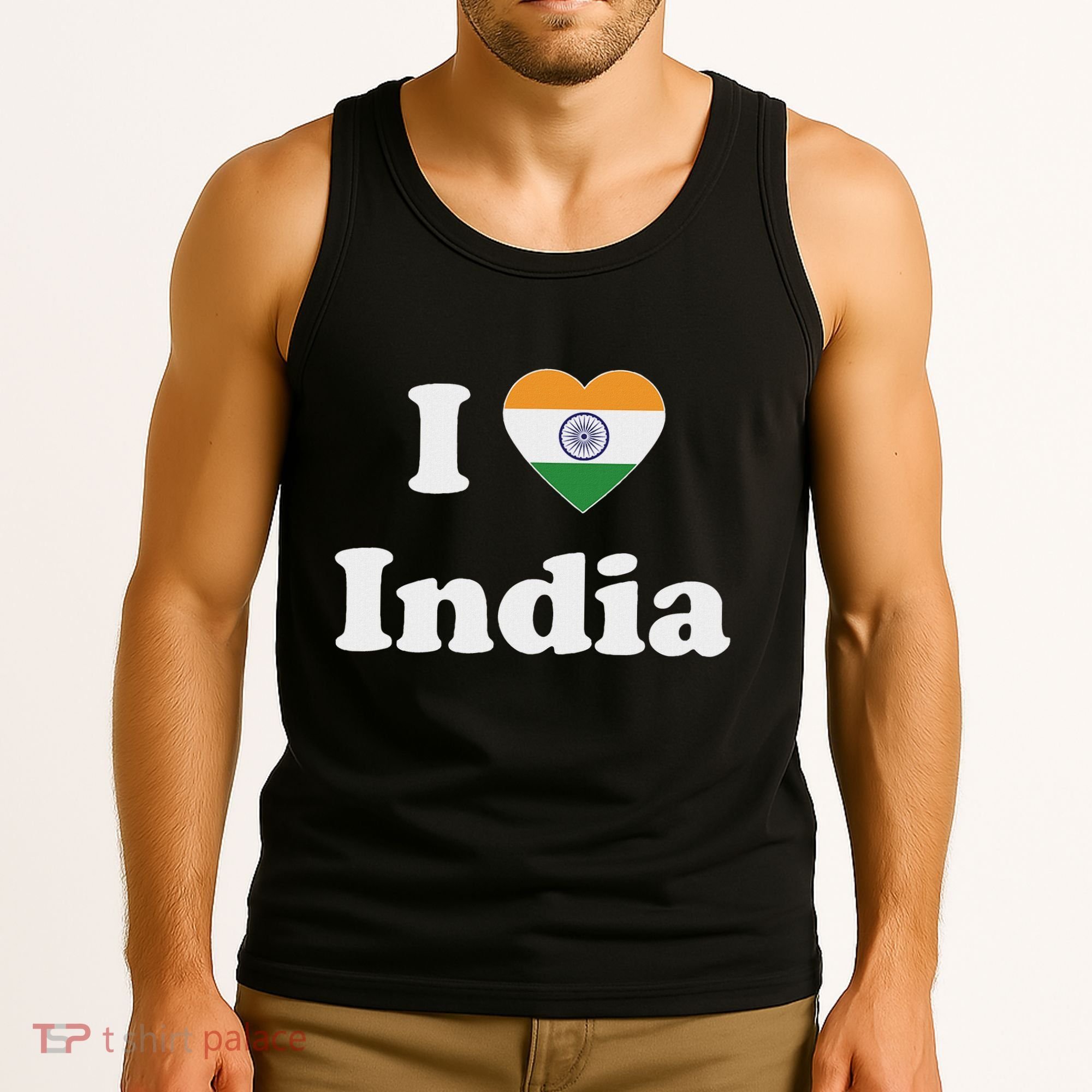 I Heart India Indian I Love India Tank Top