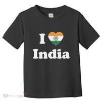 I Heart India Indian I Love India Toddler T-Shirt thumb 0