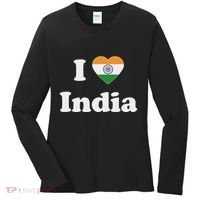 I Heart India Indian I Love India Women's Long Sleeve Shirt thumb 0