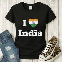 I Heart India Indian I Love India Women's T-Shirt thumb 3