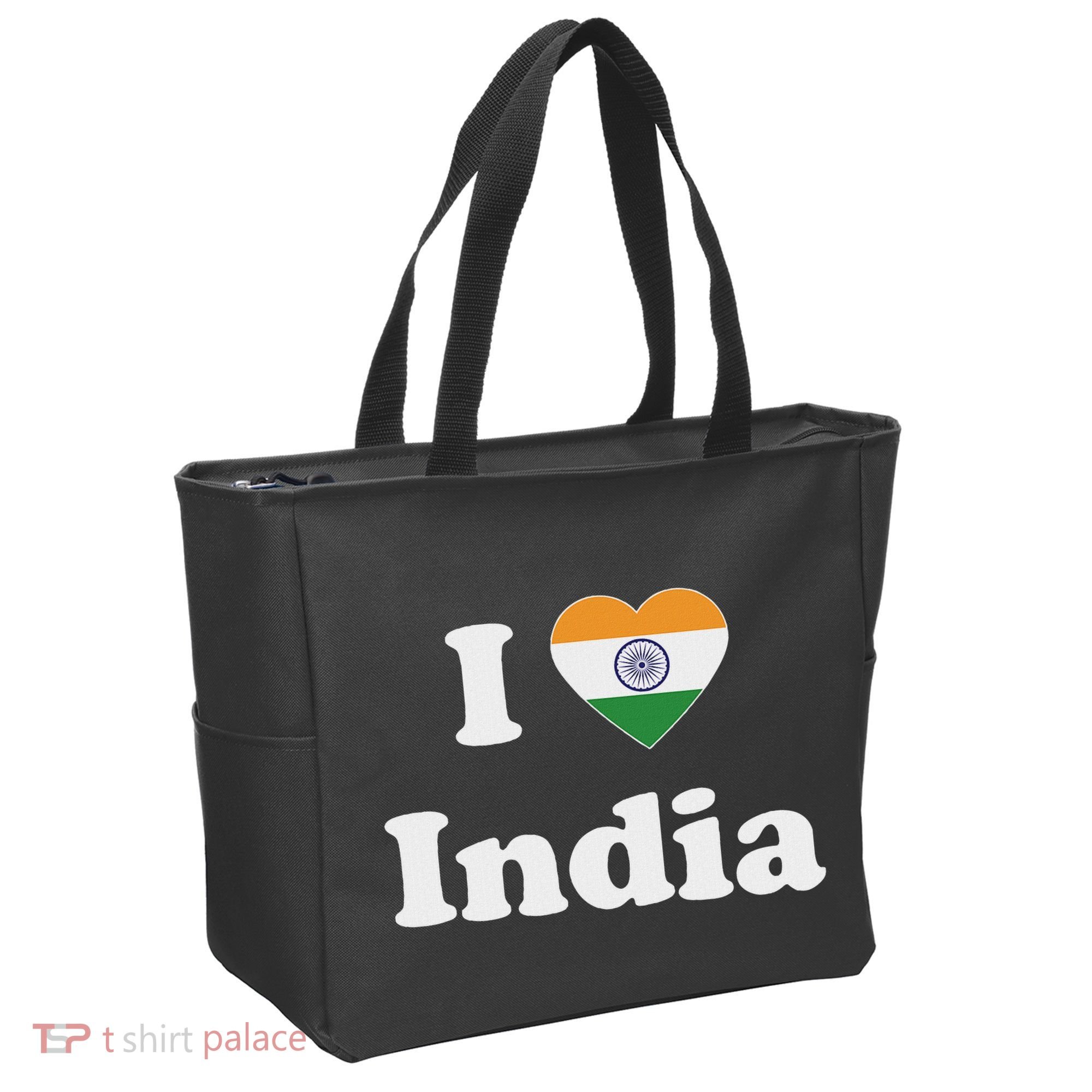 I Heart India Indian I Love India Tote Bag