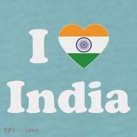 I Heart India Indian I Love India Sueded Cloud Jersey T-Shirt thumb 2