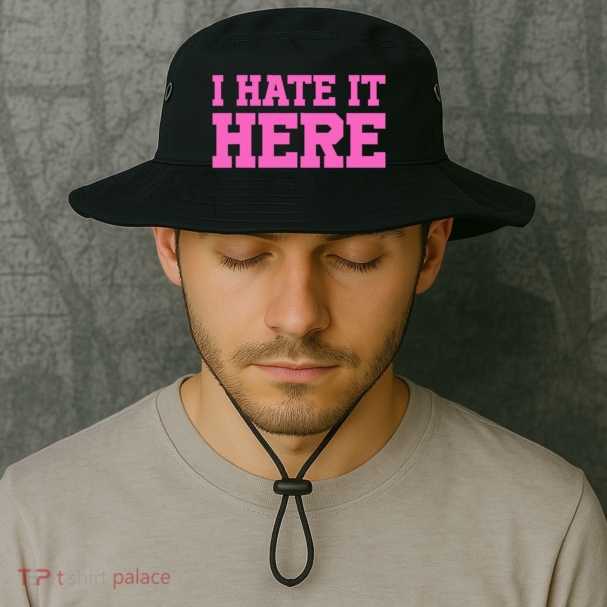 I Hate It Here Bucket Hat