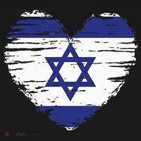 Israel Heart Israeli Flag Israeli Pride Sweatshirt thumb 3