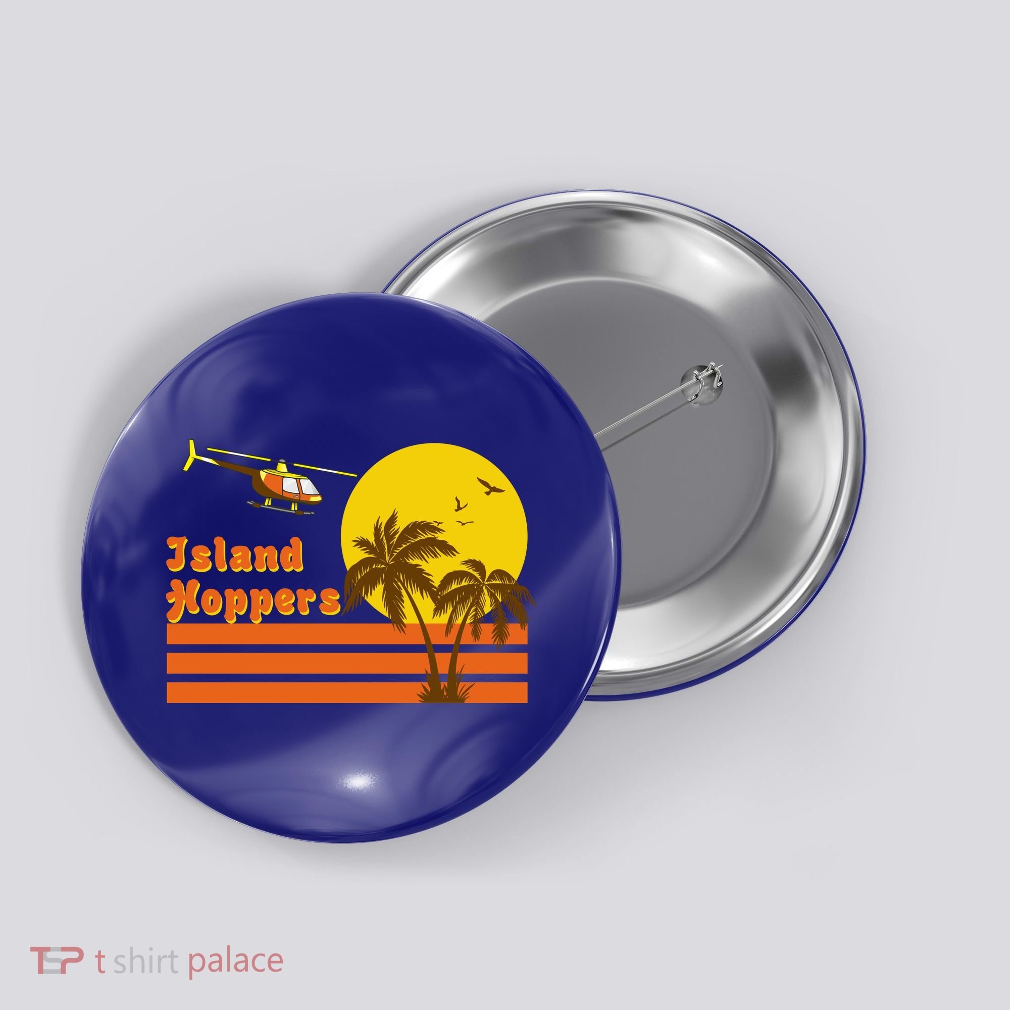 Island Hoppers Button