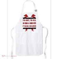 Im Hurt Im Old Im Tired I Work With Fcking Children Punk Apron thumb 0