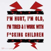Im Hurt Im Old Im Tired I Work With Fcking Children Punk Women's Tank Top thumb 5
