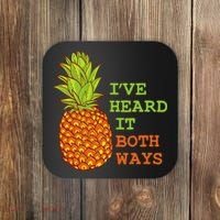 I’ve Heard It Both Ways Psych Pineapple Lover Coaster thumb 0