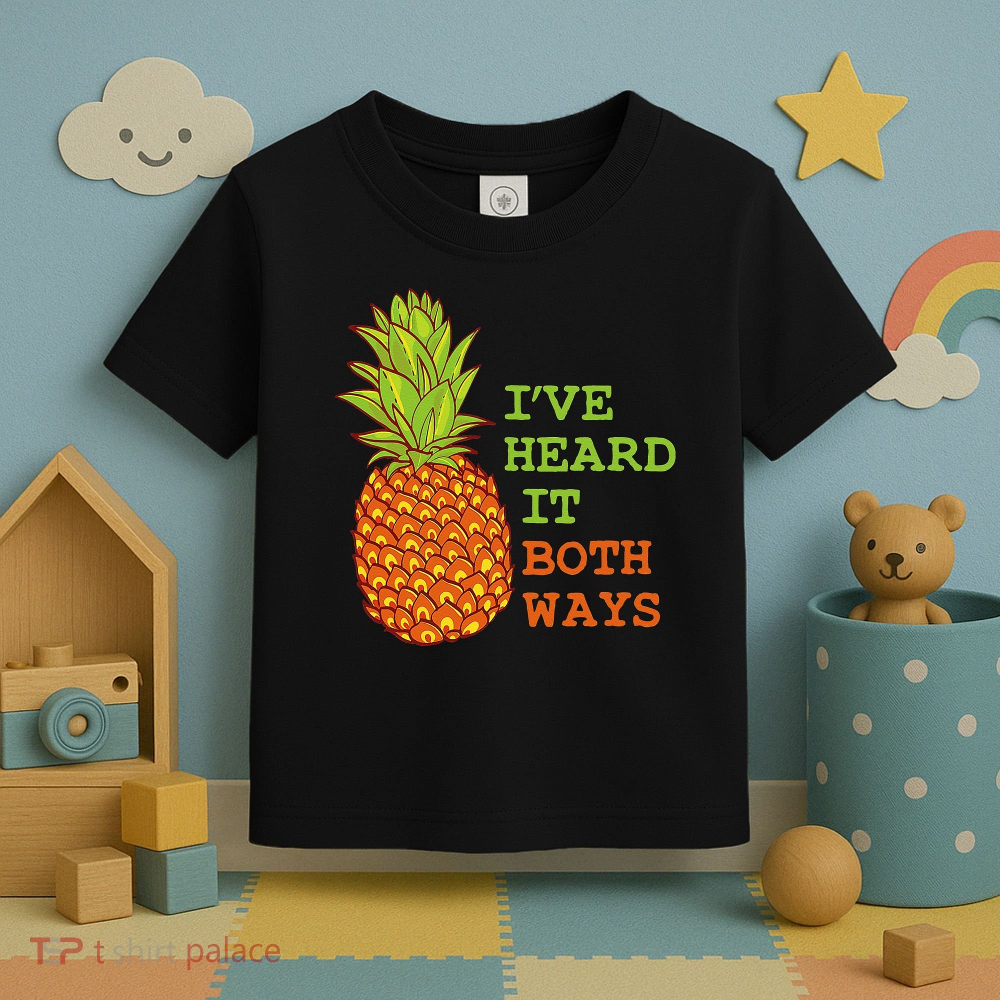 I’ve Heard It Both Ways Psych Pineapple Lover Toddler T-Shirt