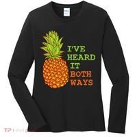 I’ve Heard It Both Ways Psych Pineapple Lover Women's Long Sleeve Shirt thumb 0
