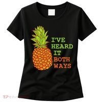 I’ve Heard It Both Ways Psych Pineapple Lover Women's T-Shirt thumb 0