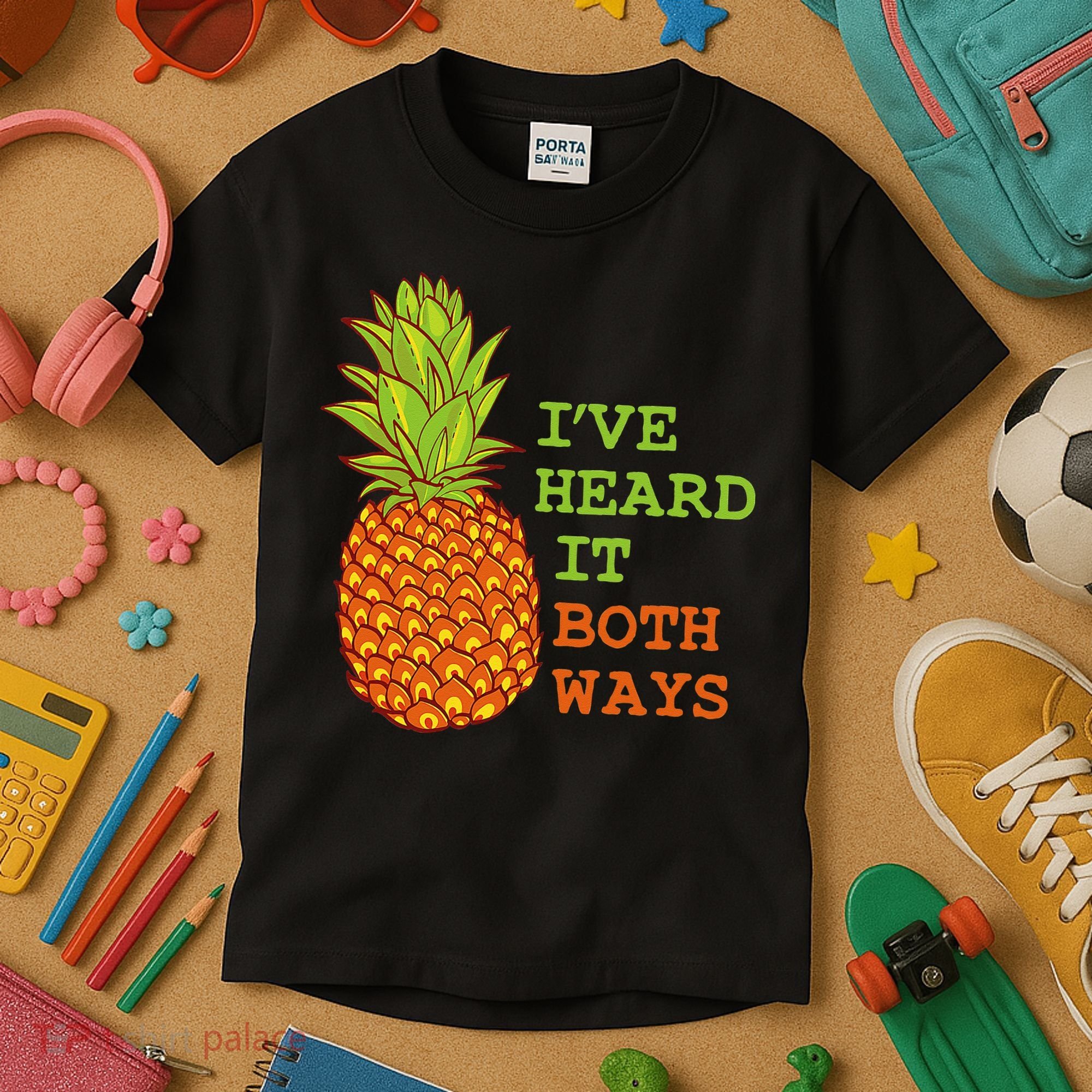 I’ve Heard It Both Ways Psych Pineapple Lover Kids T-Shirt